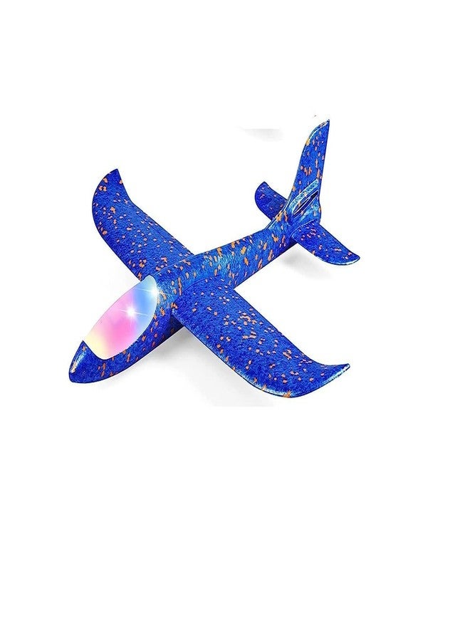 BELOXY Kids Hand Throw Flying Glider Planes - Foam Aeroplane Model Party Bag Fillers - Multicolor LED Toy for Kids Game (Pack of 1) - Image 3